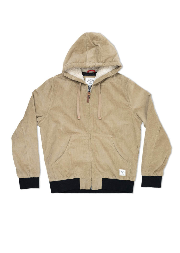 Corduroy Bunker Hoodie - Iron & Resin