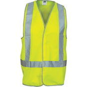 Day & Night Safety Vest With H Pattern & Cross Back R/Tape 3805