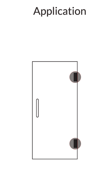 Frameless Door -Invisible aesthetic -Tight space configurability 600-800mm