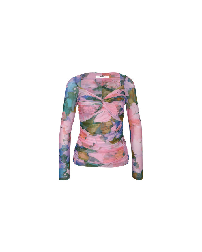RIO MESH LONG SLEEVE DREAM FLORAL