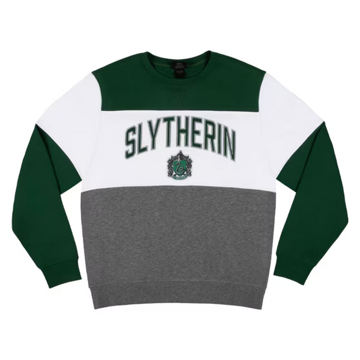 Slytherin™ Color Block Crew Neck Sweatshirt