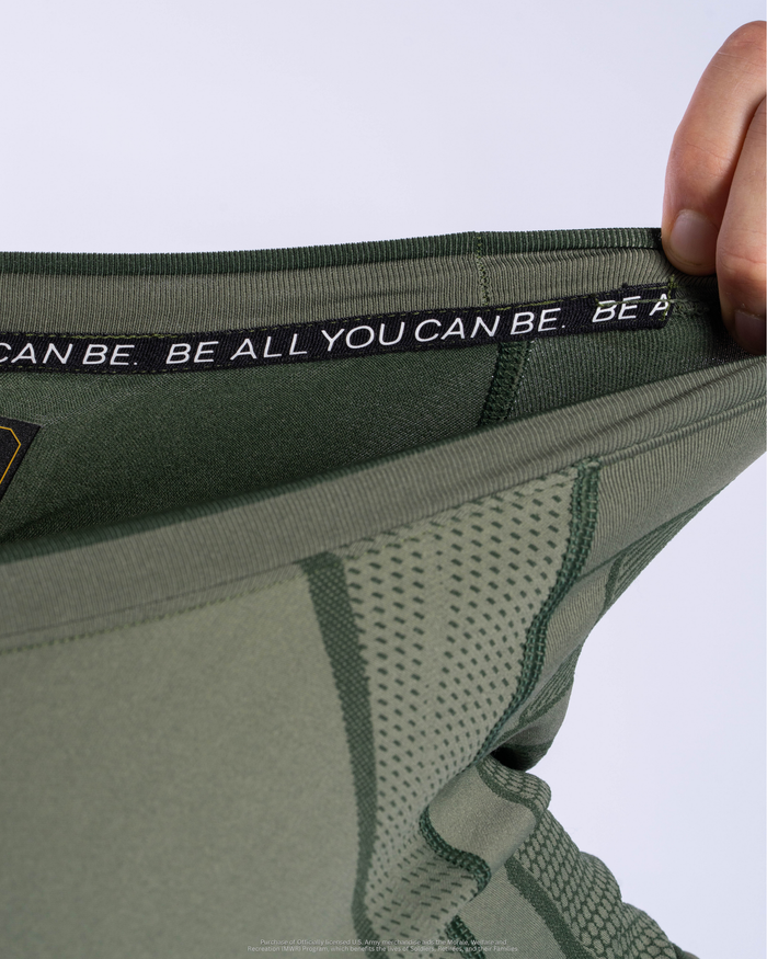 U.S. Army SX-006: PT COMPRESSION LONG SLEEVE - Army Green