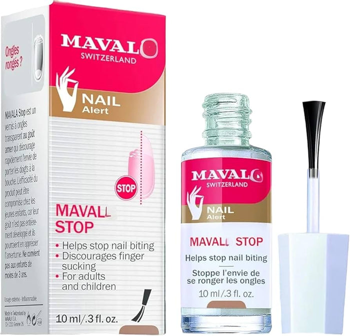 مافالا ستوب للحد من عادة قضم الاظافر 10مل  - Mavala Stop Nail Biting Deterrent 10ml