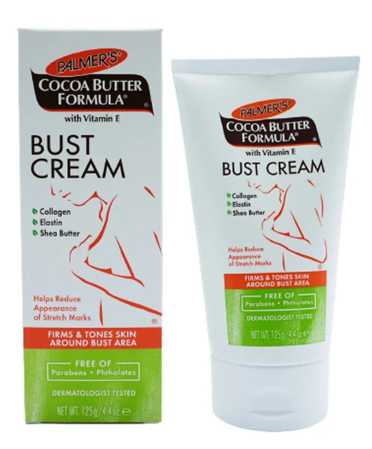 بالمرز بوست كريم 125مل للثدي بالشيا - Palmer's Cocoa Butter Formula Bust Cream with Vitamin E and Shea Butter 125g / 125ml