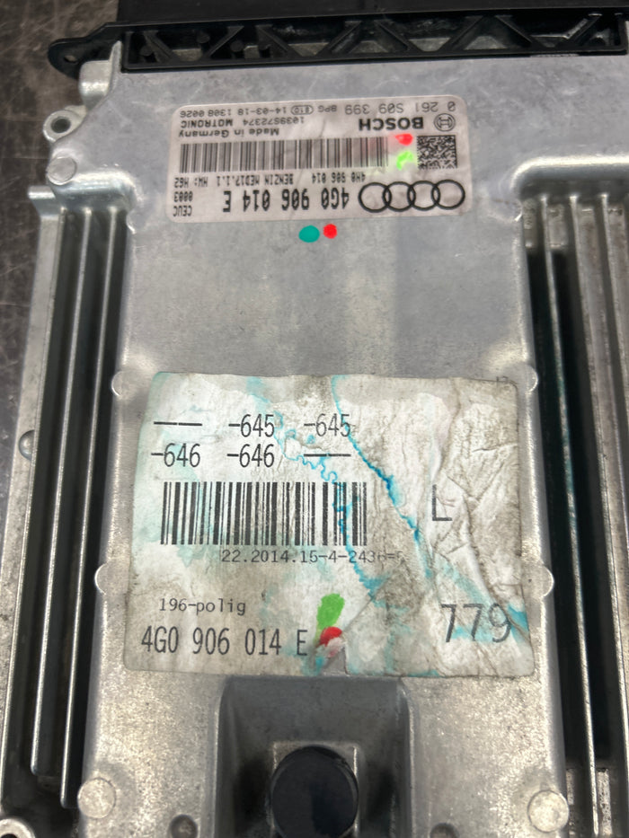 13-18 Audi S6 С7 2014 4.0L AWD ECU Engine Motor Computer Control Module Unit