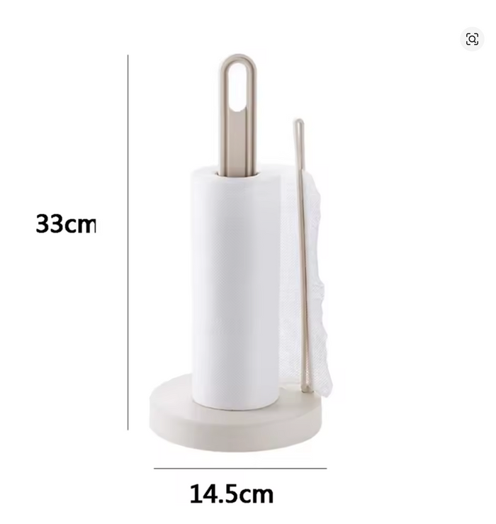 2X Toilet Kitchen Paper Towel Roller Tissue Holder Plastic Rack