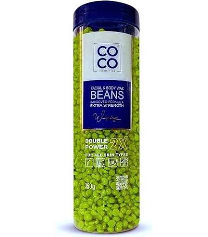 كوكو واكس شمع خرز برطمان350جم تفاح اخضر - Coco Wax Bead Wax Jar 350g - Green Apple