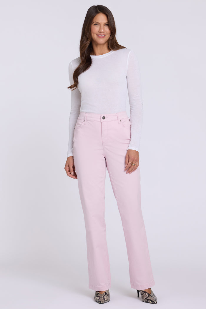 Adjustable Marilyn Straight Pants - Light Lilac