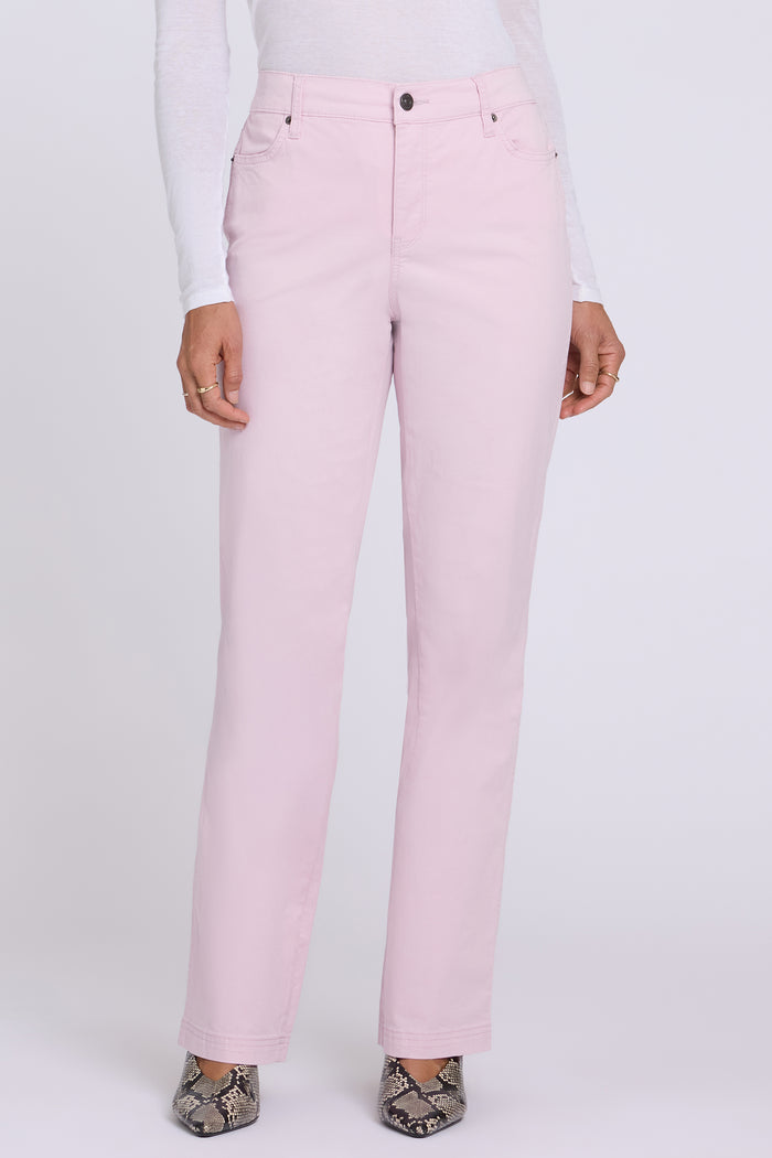 Adjustable Marilyn Straight Pants - Light Lilac