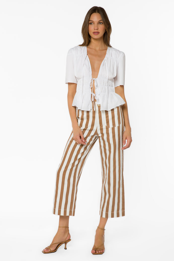 Alyx Taupe Stripe Pants