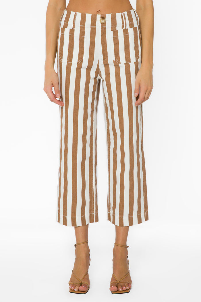 Alyx Taupe Stripe Pants