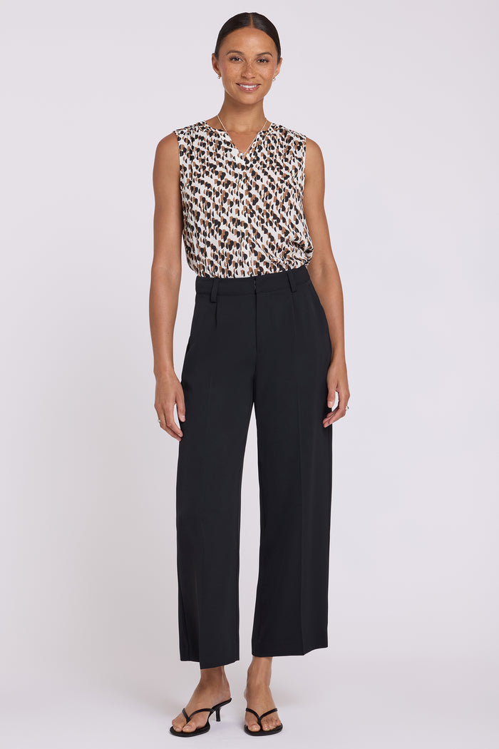 Ankle Trouser Pants - Black