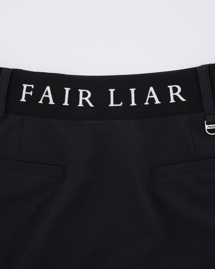 Back Band Hline Skirt (Black)
