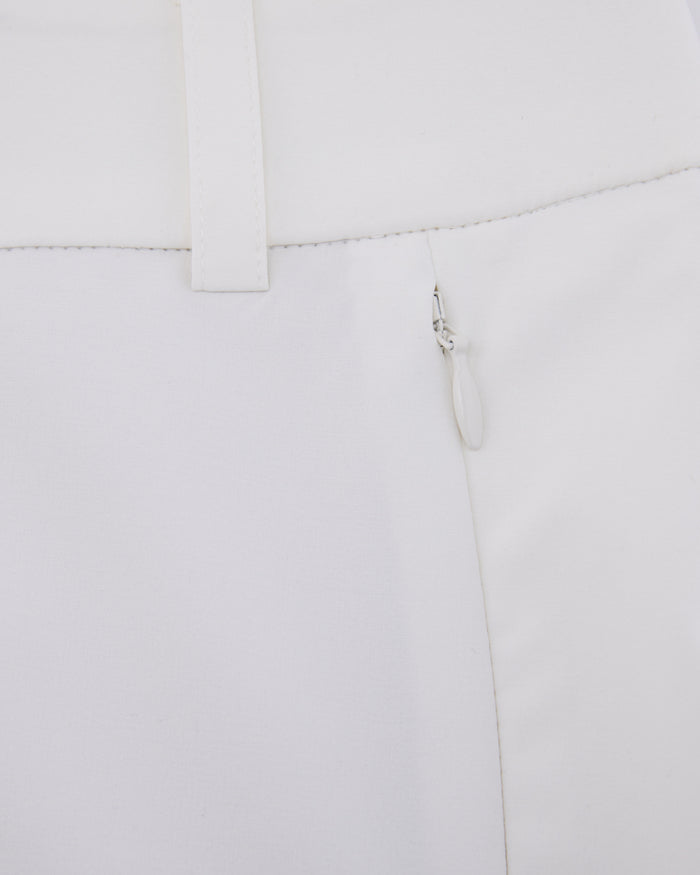 Back Band Hline Skirt (White)