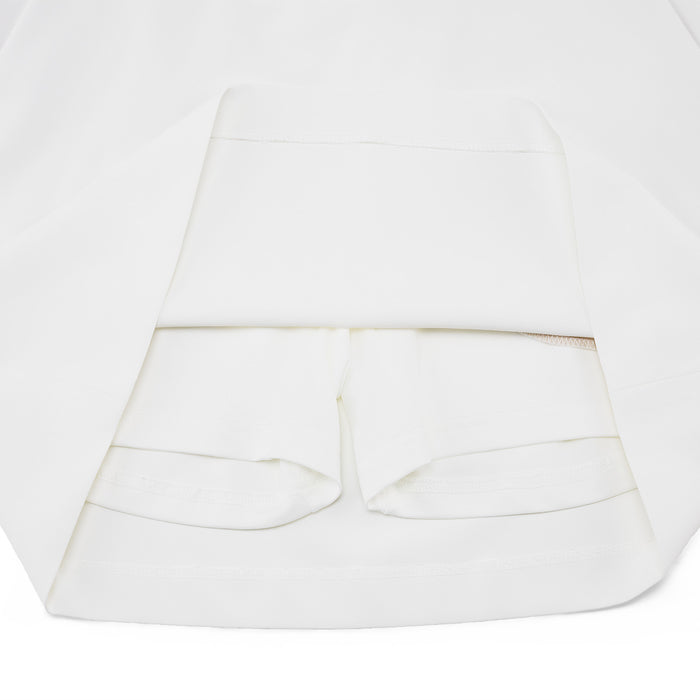 Back Logo Banding H-Skirt (White)