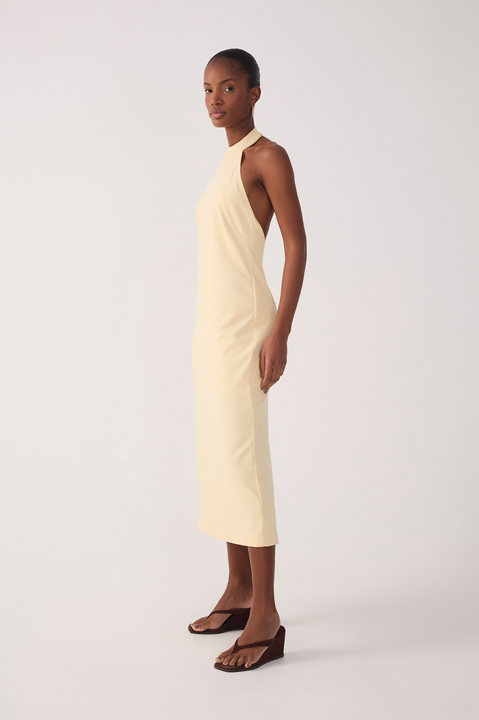 Single Front Knit Tailored Dress_3