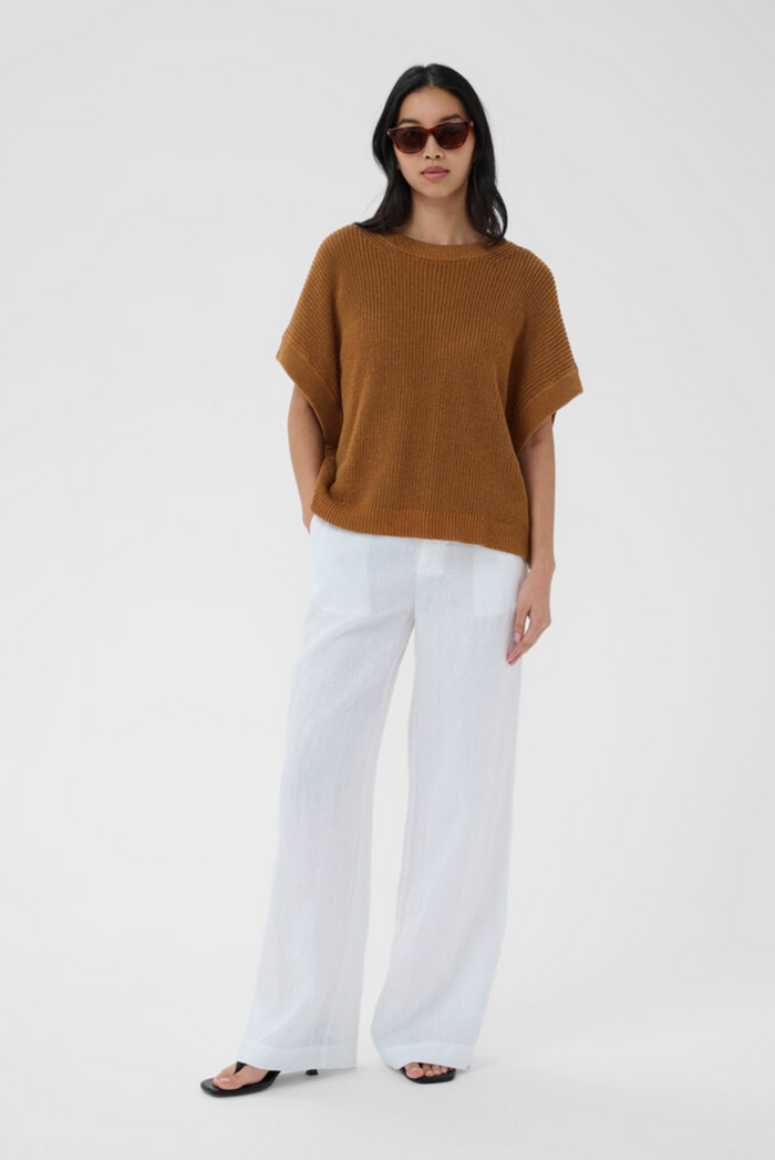 Belisia Knitted Top - Argan Oil