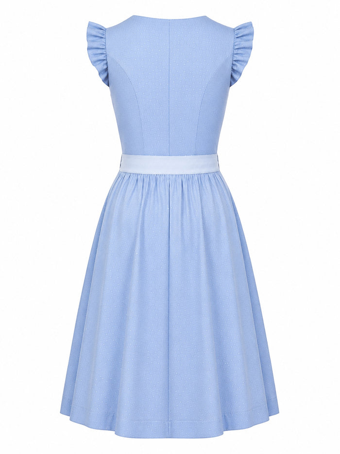 Berwin dirndl Anja light blue dress without apron