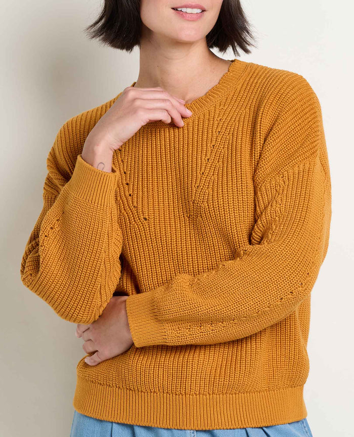Bianca Shaker Crew Sweater