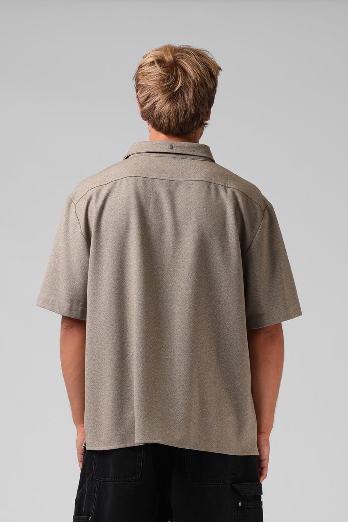 Box  Shirt - Green Spec