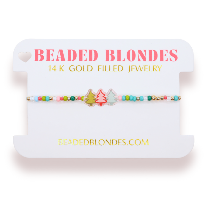 Bracelet Sprinkle Tree Trio Holiday