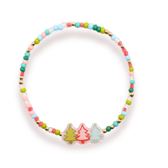Bracelet Sprinkle Tree Trio Holiday
