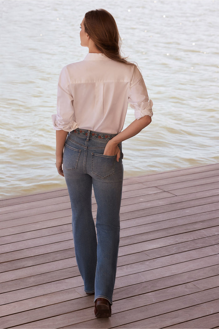 Brooklyn Bootcut Jeans - Bluebells