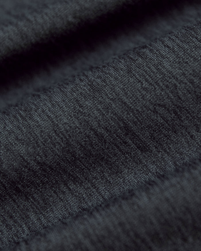 Carbon Active Crew Neck Tee fabric close-up showing fine weave and texture.