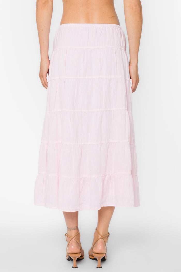 Claremont Pink Skirt - Bottoms - Velvet Heart Clothing