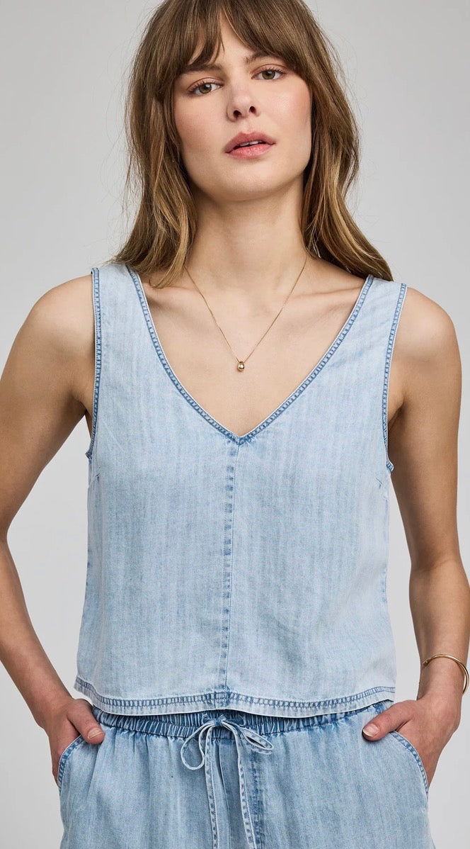 Colette Tank - Light Blue