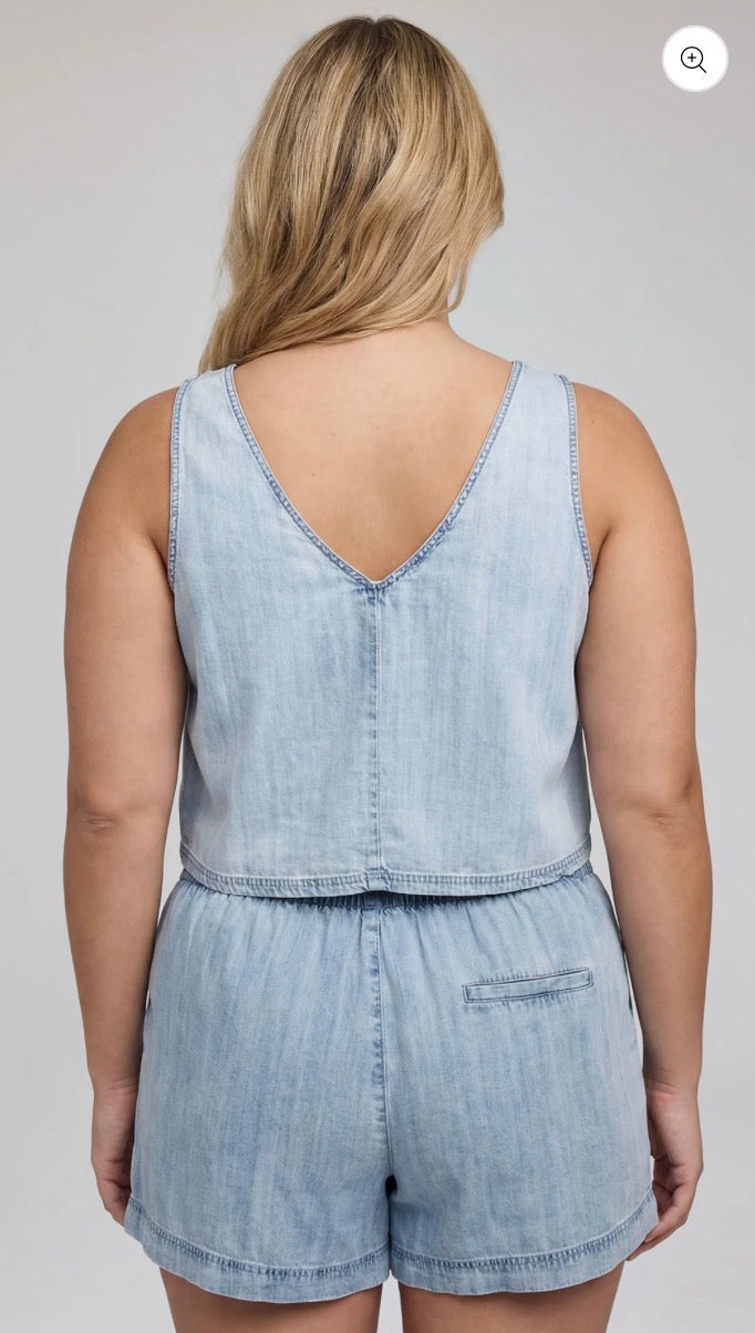 Colette Tank - Light Blue