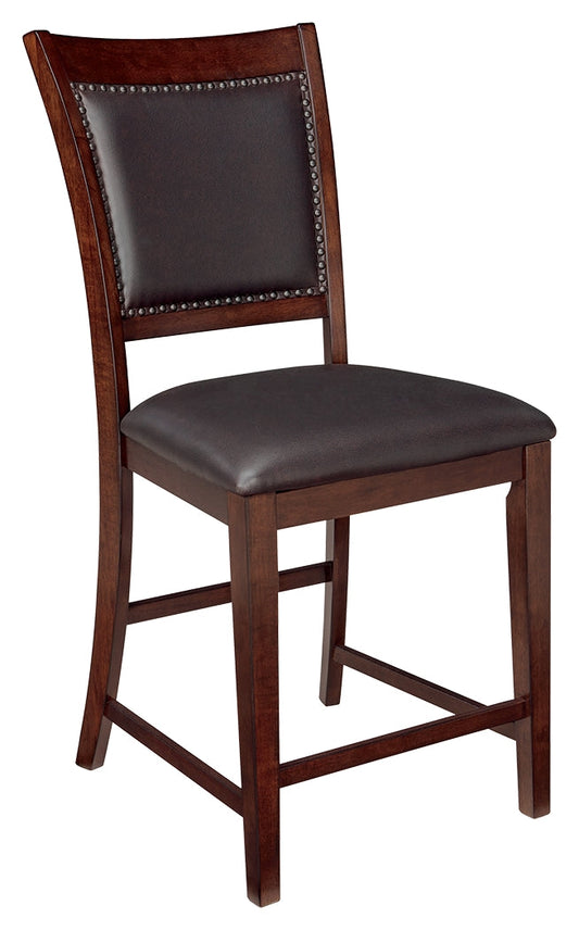 Collenburg D564-124 Dark Brown Upholstered Barstool 2CN