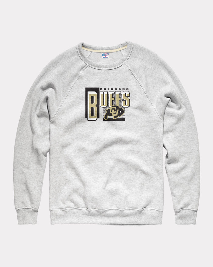 Colorado Buffs Retro 90s Ash Crewneck