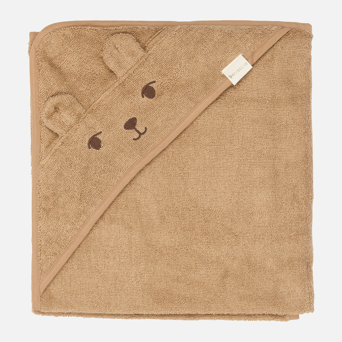 Cotton Bear Towel - Tobacco Brown