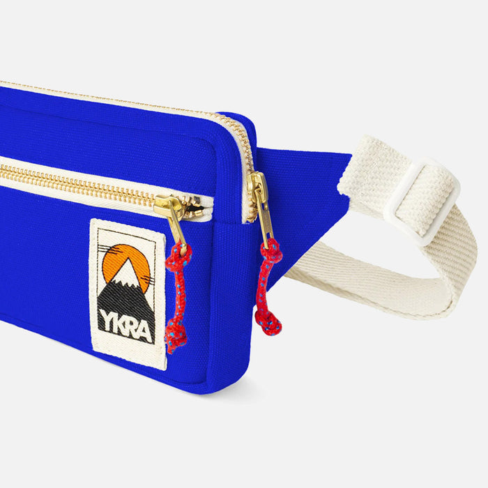 Cotton Canvas Bum Bag - Blue