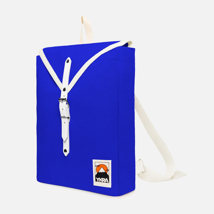 Cotton Canvas Scout Backpack - Blue