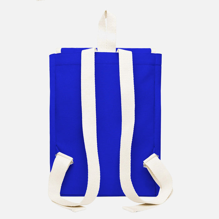 Cotton Canvas Scout Backpack - Blue