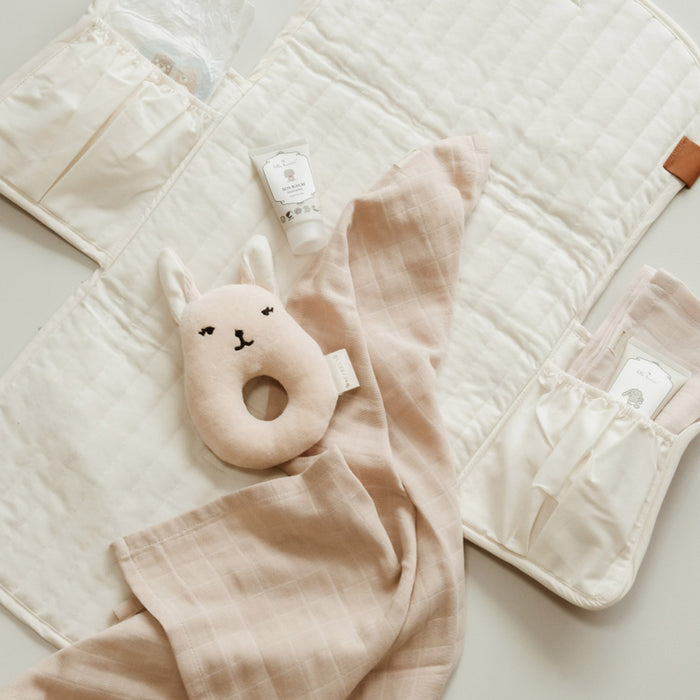 Cotton Changing Mat - Ash Rose