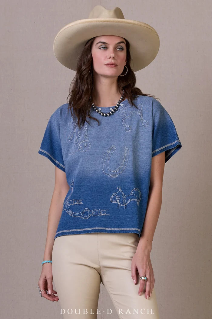 Cowboy Gist Top by Double D Ranch