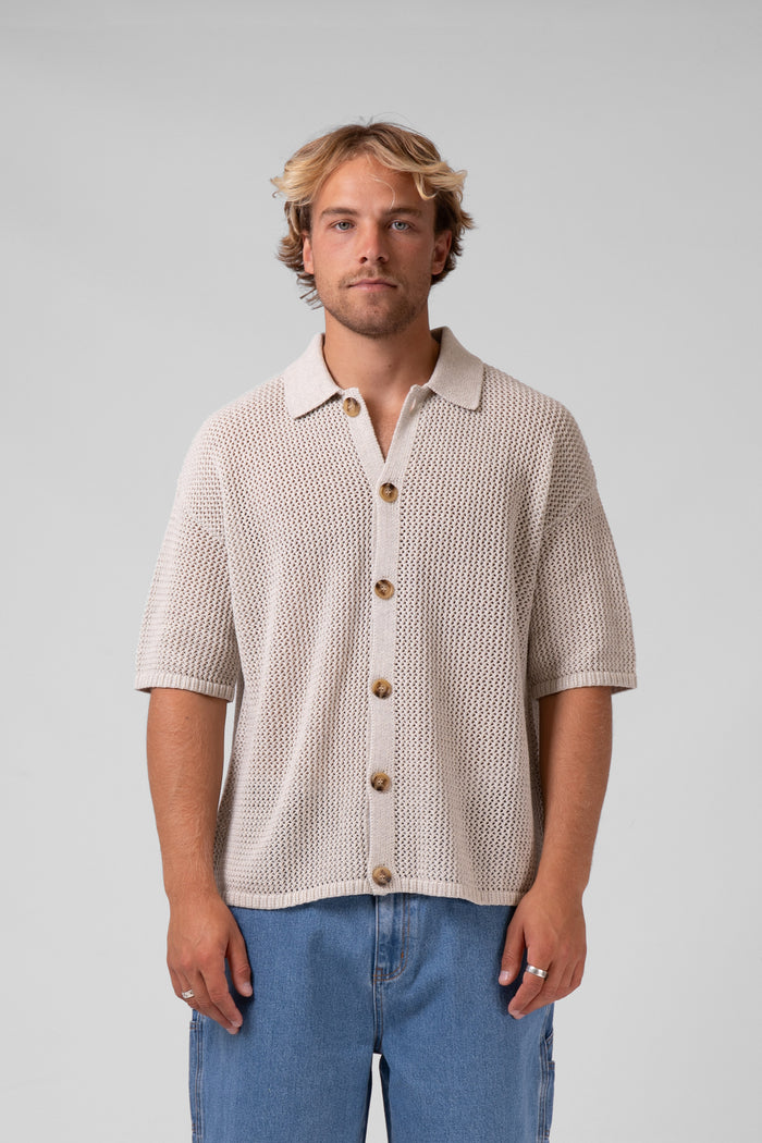 Crochet Shirt - Natural