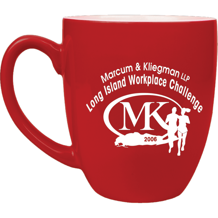 Custom 16 oz. Ceramic Bistro LazerMug - LZR