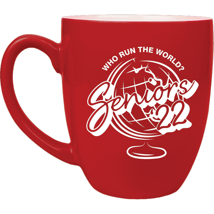 Custom 16 oz. Ceramic Bistro LazerMug - LZR