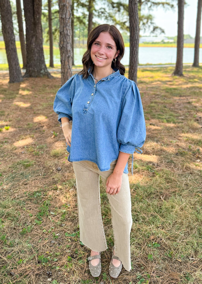 Diana Denim Top
