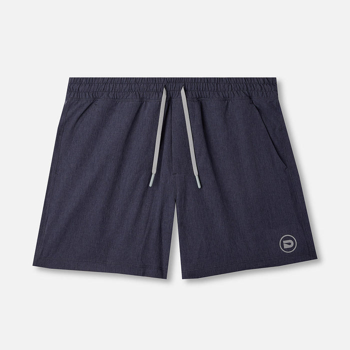 DRIP CORE TECH SHORTS - DENIM HEATHER