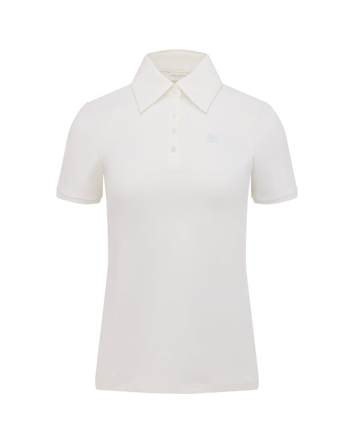 Fair Liar Silk Scarf Set T Shirt (White)