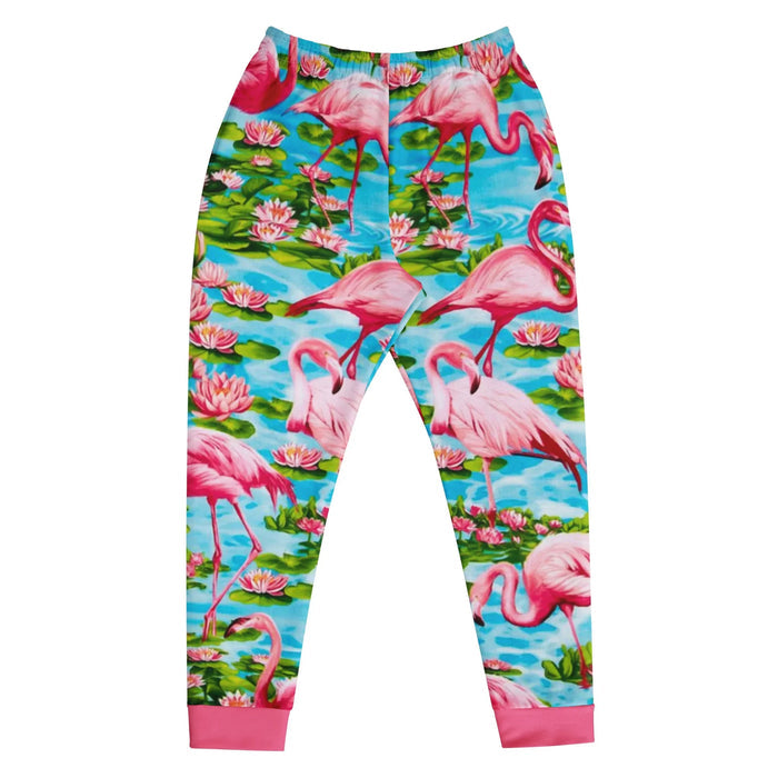 This immersive tropical narrative features a flock of realistic flamingos rendered in gradients of pale blush and intense coral. Contact us with accessibility feedback, we'd love to help!