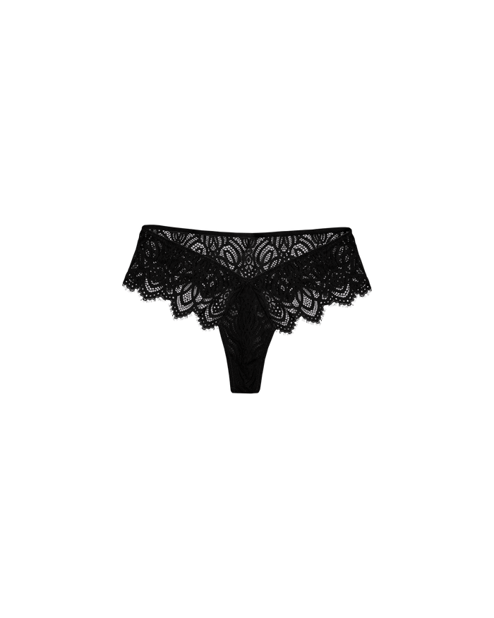 FRENCHY LACE KNICKER BLACK