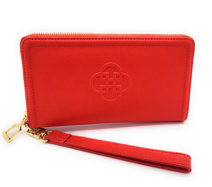 Freya RFID Leather Purse & Phone Holder with Strap – Saddler - Bascora