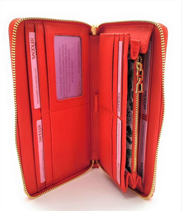 Freya RFID Leather Purse & Phone Holder with Strap – Saddler - Bascora
