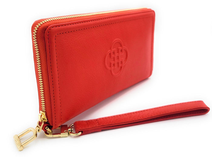Freya RFID Leather Purse & Phone Holder with Strap – Saddler - Bascora